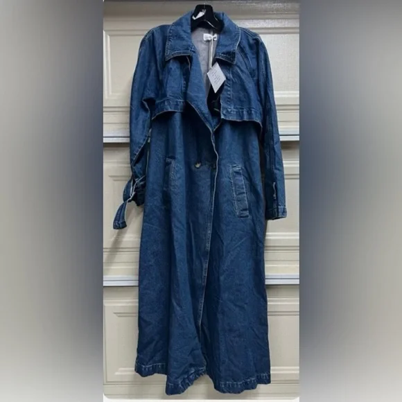 NWT Boyish “THE MAXWELL” Midweight Denim Trench Coat - Picture 15 of 15